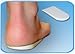 White Heel Wedge - Medium (single) Women’s size 8.5 + up to Men’s size 11