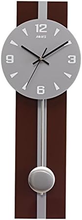 guazhong MCC Modern Simplicity Rectangle Wall Clock Mute Craft Personality Creative Art Pendulum Clock, A