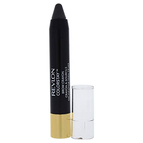 Revlon Colorstay Brow Crayon - 320 Soft Black By Revlon for Women - 0.09 Oz Eyebrow, 0.09 Oz