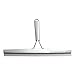 iDesign Forma Polished Stainless Steel Squeegee with Suction Storage Hook - 12