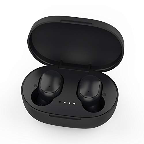 STRIPN A6S Bluetooth Headset True Wireless Bluetooth Stereo Earbuds Earphone Sports Earphone for All Smartphone (Black, A6S/SP-812)