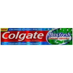 Colgate 100ml Max Fresh with Cooling Crystals Clean Mint Fluoride Toothpaste