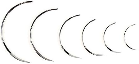 Niome Veterinary Suture Needles for Animal Surgical Needle and Fur Sew Tool 10pcs 820