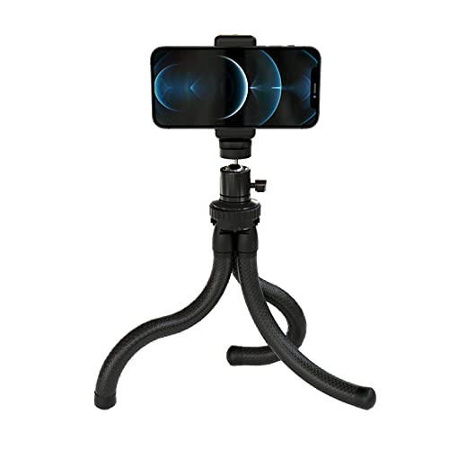 TalkWorks Phone Tripod Compatible w/iPhone 15/15 Pro/15 Pro Max, 14/14 Plus/14…