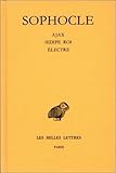 Image de Tragédies: Tome II : Ajax - OEdipe Roi - Electre. (Collection Des Universites de France Serie Grecq