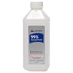 Swan 99 Percent Isopropyl Alcohol Antiseptic Solution, 16 Ounce (Pack of 2)