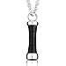 CharmSStory Urn Cremation Cylinder Pendant Necklace Memorial keepsake Ashes Holder (Blue)