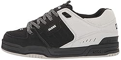 Globe Men's Fusion Skate Shoe, Black/Alloy, 11.5