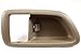 PT Auto Warehouse TO-2901E-2RH - Inside Interior Inner Door Handle Trim/Bezel, Beige (Fawn) - Passenger Side