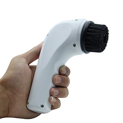 IXAER Electric Shoe Polisher Machine, Mini Handheld Electric Shoe Brush Shoe Shine USB Rechargeable Electric Portable Dust Cleaner Leather Care Kit for Shoes, Bags