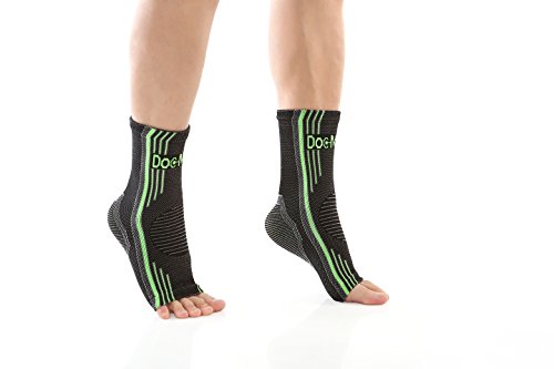 UPC 756250720754, Foot Pain Plantar Fasciitis Open Toe Socks 1 Pair Heel Spur Foot Care Compression Sleeve Achilles Arch &amp; Ankle Support Increases Circulation Eases Swelling Doc Miller (Green, X-Large)