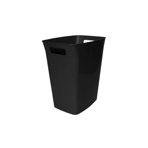 Hefty Handled Wastebasket, 6 gal, Black