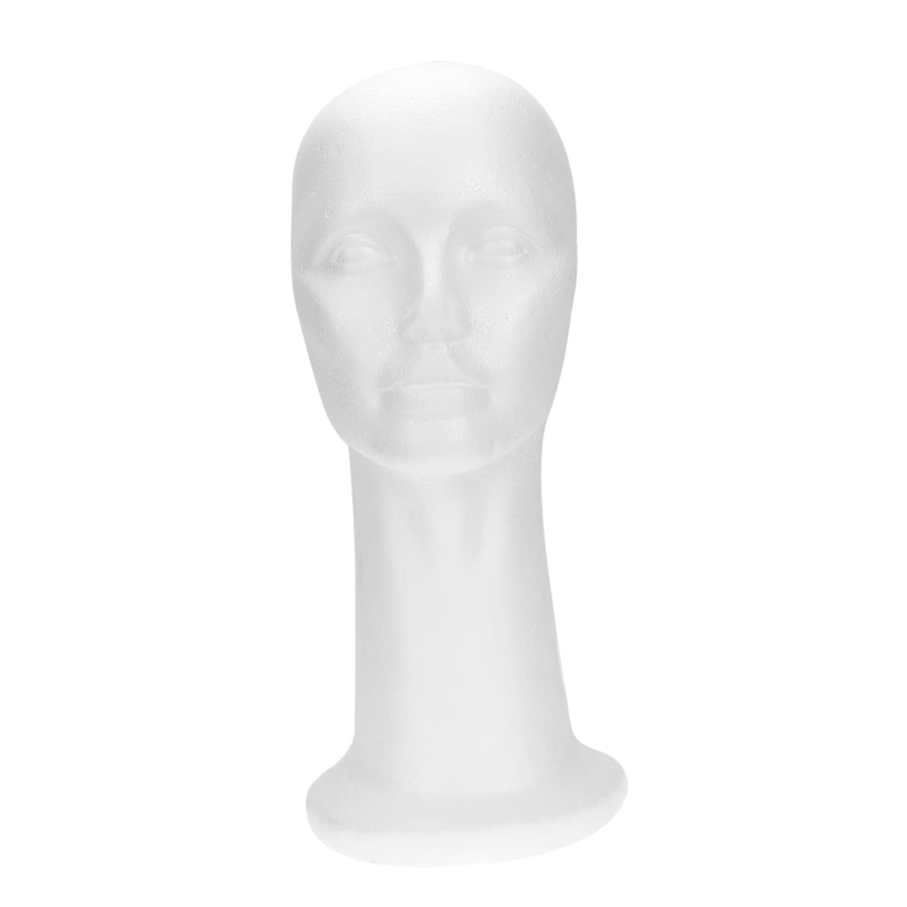FRCOLOR Head Wig Head Mannequin Foam Head Model Female Wig Head Display Stand for Mall Shop Store