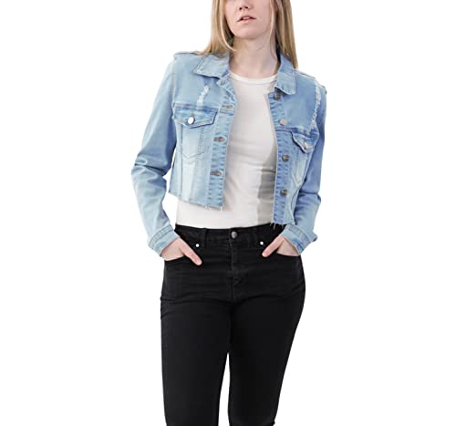 Indigo Saints Womens Luxury Clothing Denim Jackets, Comfortable & Stylish Coat,…
