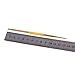 TOOGOO(R) 6Pcs Golden Aluminum Double End Crochet Hook 2.0 - 7.0mm