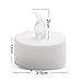 LEOSAN Tea Lights Flameless Led Candles:24 Pack Flickering Warm Yellow 200 Hours Battery Operated Powered Tea Light for Party Wedding Birthday Easter Gifts and Home Decoration