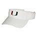 Ouray NCAA Miami Hurricanes Performance Visor, Adjustable Size, White