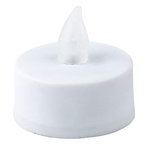 Led-theelichtjes, diameter 3,8 cm, hoogte 3,6 cm, warm wit, timer en afstandsbediening, 10 stuks - Afbeelding 3