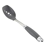 Anolon SureGrip Nonstick Nylon Slotted Spoon, Gray 13.25-Inch, Tools And Gadgets