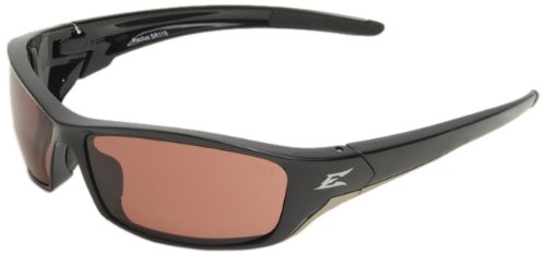 Edge Eyewear SR115 Reclus Safety Glasses, Black with Copper 