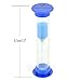 Swity Home Sand Timer, Plastic Sand Timer for Kids, Classroom, Cooking, Tooth Brushing, Playing Games, Exercising (5 Minutes 15 Pack)