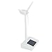Solar Wind Mill Solar Powered Windmill Toy - Solar Energy Children Science Teaching Tool, Home Decor Garden Desk Ornament for Education or Fun