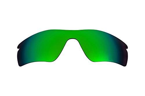 New SEEK OPTICS Replacement Lenses Oakley RADAR PATH - Polarized Emerald Green Mirror