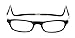 Clic Magnetic XXL Reading Glasses in black, +3.00