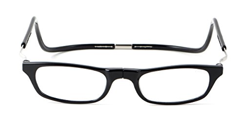 Clic Magnetic XXL Reading Glasses in black, +1.50