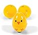 Fun Express - Chick Eggs (72pc) for Easter - Party Supplies - Containers & Boxes - Plastic Containers - Easter - 72 Pieces
