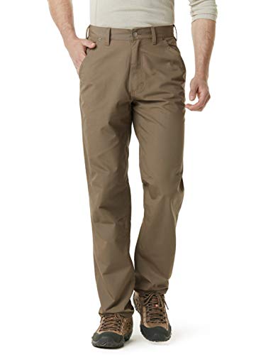 CQR Men's Ripstop Work Pants, Water Repellent Tactical Pants, Outdoor Utility Operator EDC Straight/Cargo Pants