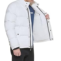 Levi's Men's Bubble Puffer, White Taslan, XX-Large