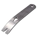 NaisiCore Pocket Pry Bar Portable Stainless Steel Crowbar Utility Widgy Bar Tool Opening Lever for Bushcraft Survival