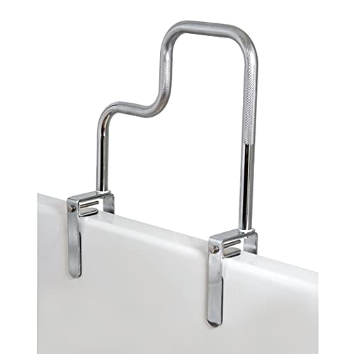 Carex TriGrip Bathtub Rail with Chrome Finish Bathtub Grab Bar
