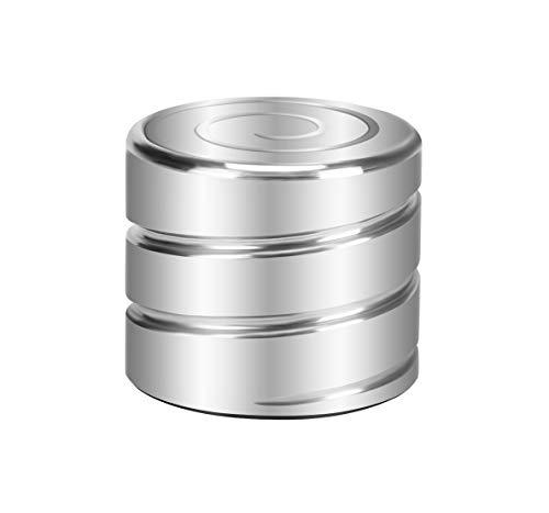 CaLeQi Desktop Circular Column Transfer Gyro Stainless Steel Kinetic Desk Toy Stress Relief Office Executive Gadgets Full Disassembly Rotary Decompression Toy