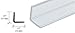 CRL Multi-Purpose Polycarbonate Angle Jamb for 1/4