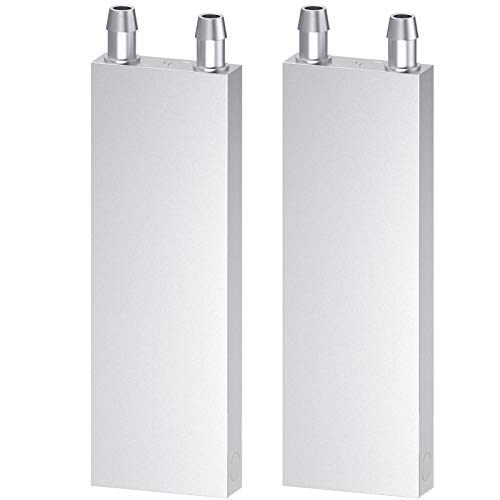 DIYhz Aluminum Water Cooling Block, Liquid Water