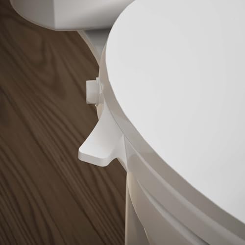 KOHLER PureWash M300 Manual Elongated Bidet Toilet Seat, White Handle, Quiet-Close Lid Prevents Slamming, Toilet Bidet, Easy Installation with Quick-Release Hinges, Self-Cleaning Wand