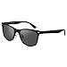 Dollger Black Polarized Sunglasses for Mens women Brand style Square Vintage Glasses for Driving Fishing Horn Rimmed