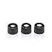 ALWSCI HPLC LC 8-425 Screw Thread Vial Caps, 8 mm, PTFE/Silicone Septa, Black, Polypropylene, 100 pcs/pk