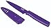 Kuhn Rikon COLORI Non-Stick Paring Knife with Safety Sheath, 19.5 cm/7.77 inch, Purple, Straight Blade primary