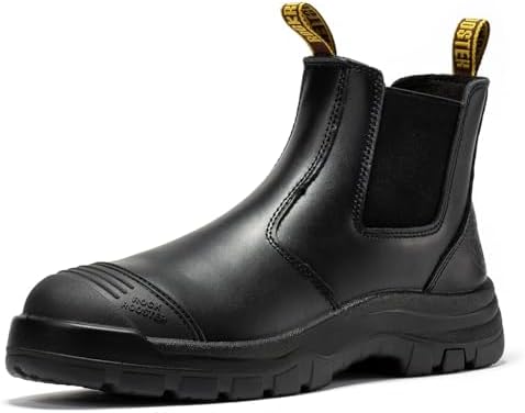 Amazon.com | ROCKROOSTER Mens Work Boots, 6 inch Steel Toe  display picture 2