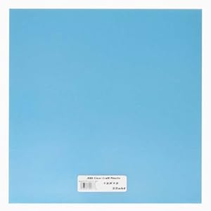 Image of Grafix Craft Plastic Sheets, 12-Inch by 12-Inch, 25/Pkg, Clear .020