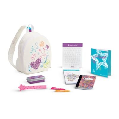 American girl - doodle backpack set - truly me 2015