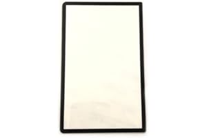 for 3DS XL/New 3DS XL Top Mirror Glass Faceplate for Nintendo 3DS XL/New 3DS XL LCD Screen Repair Parts (Black)