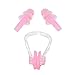 HOMEJU 7 Sets Waterproof Soft and Flexible Silicone Swimming Earplugs and Nose Clip - for Swimming, Sleeping, Surfing, Showering - for Adults and Children