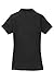 Port Authority Ladies Silk Touch Y-Neck Polo-Black-Large