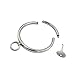 BDSM Bondage Kit Anklet Cuffs/Collar/Handcuffs with Removable Ring – Round Stainless Steel Fetish Slave Restraints Tools for Adult,Femalecollarthumb 2