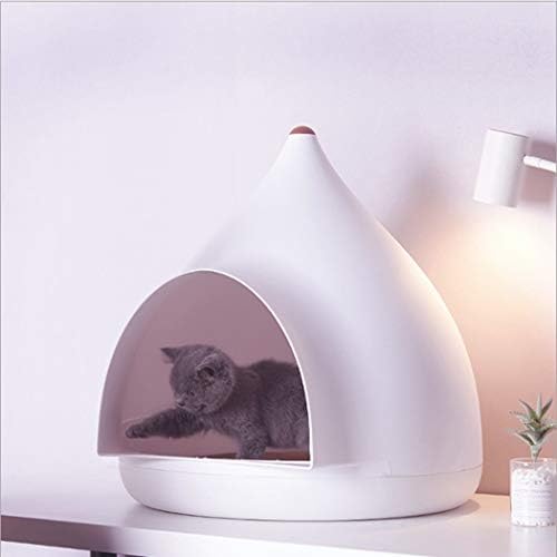 TYIOWALI Cat Bed Nest Semi-Enclosed Yurt Pet House Winter Warmth