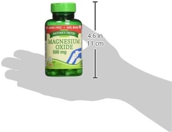 Amazon Com Nature S Truth Magnesium Oxide 500 Mg Capsules 90count Health Personal Care